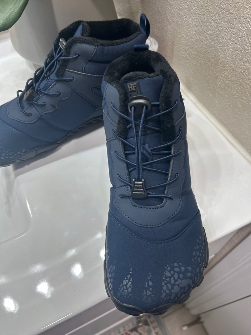 Unisex Hike footwear  Navy Winter Lace-Up Boots brand new